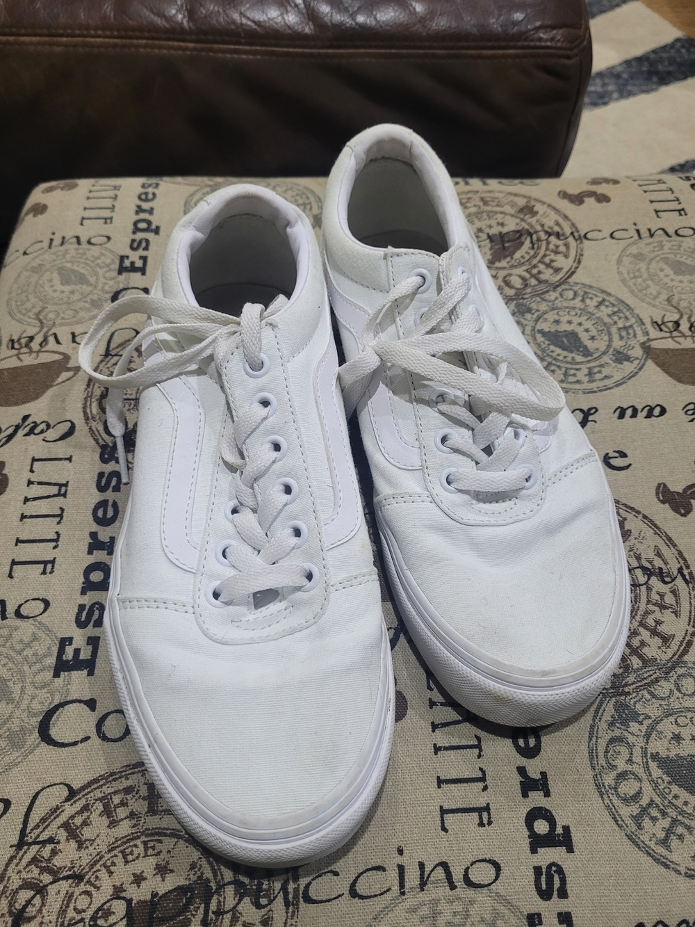 Vans White Low-Top Sneakers